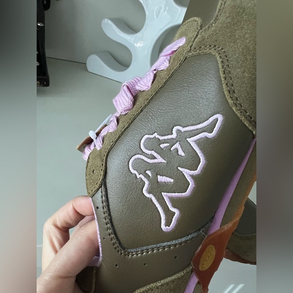 Vintage Y2K 2000’S KAPPA Olive Green Sneakers Women’s Size 7 BRAND NEW Deadstock - Picture 14 of 16